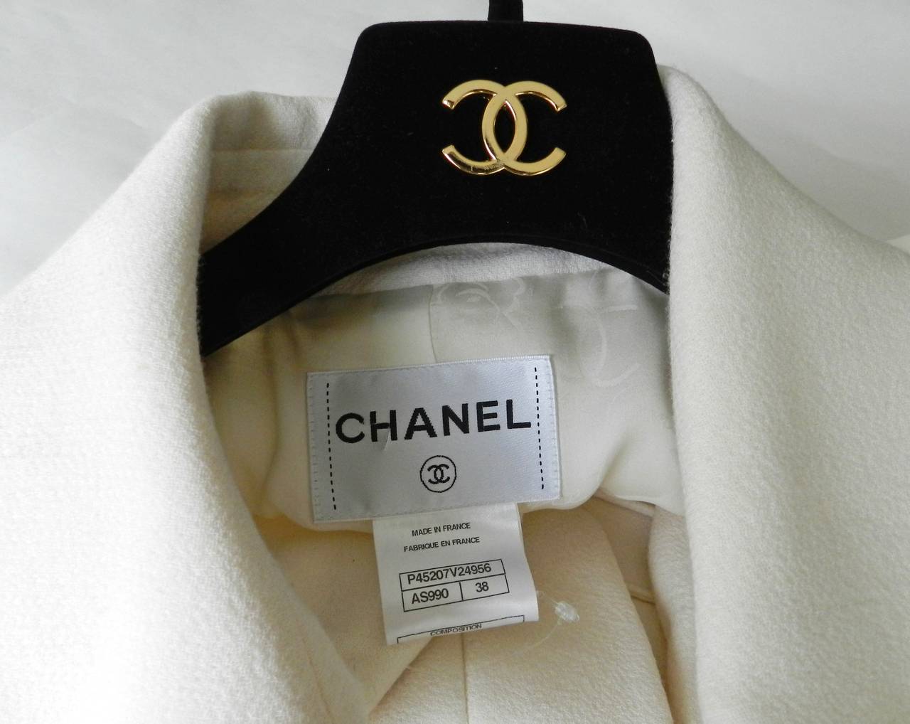 Chanel 13C Ivory Runway Jacket with Bell Sleeves 2