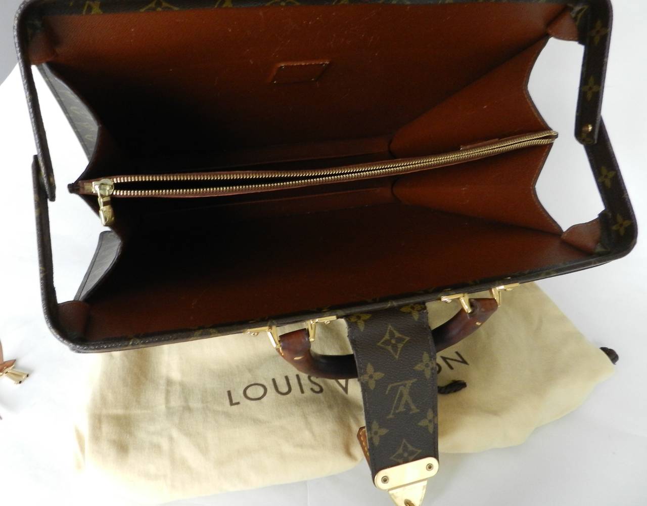 Louis Vuitton Serviette Fermoir Monogram Briefcase 2