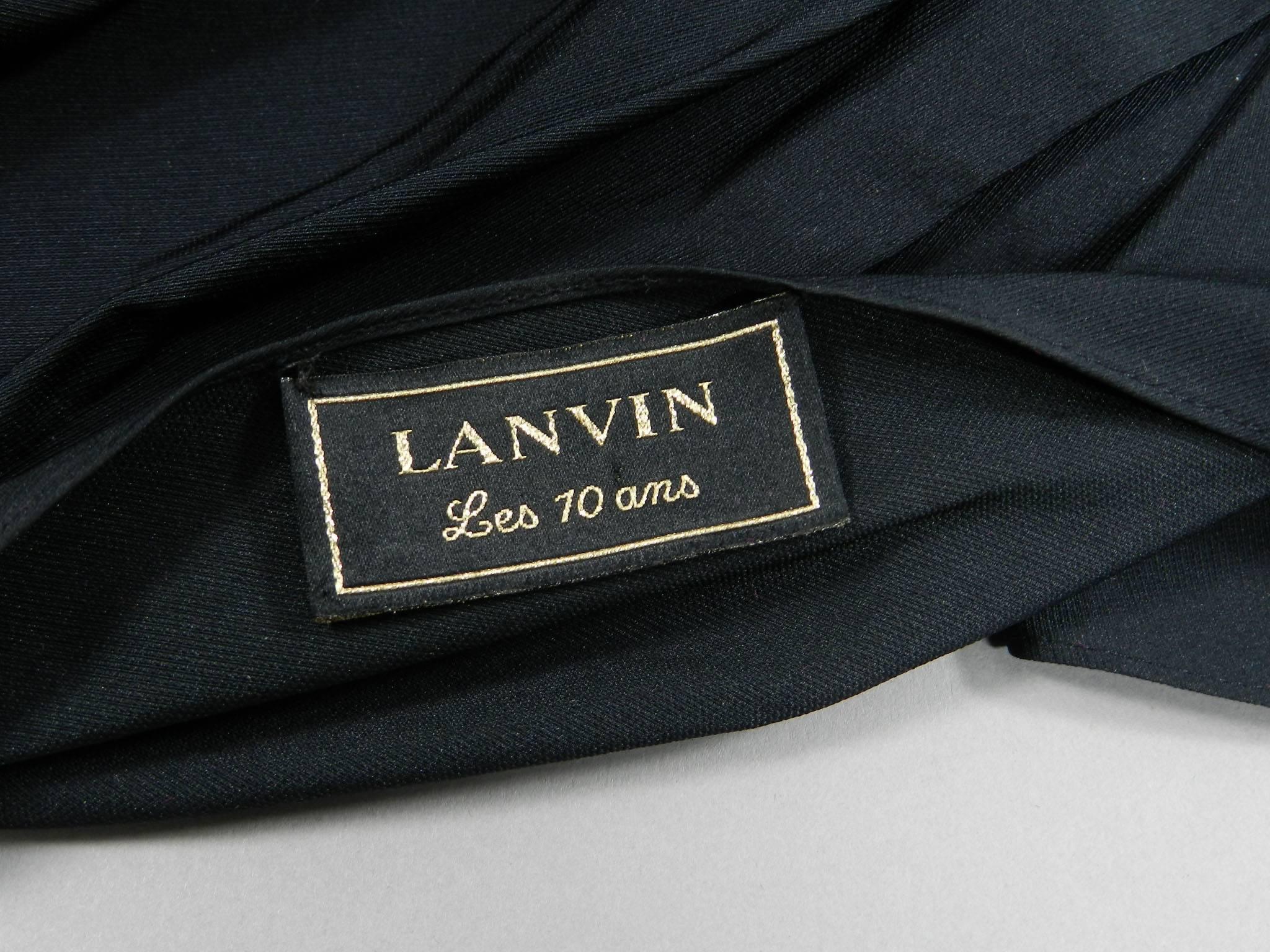 Lanvin Black Ruffle 10 year Anniversary Dress - 2012 1