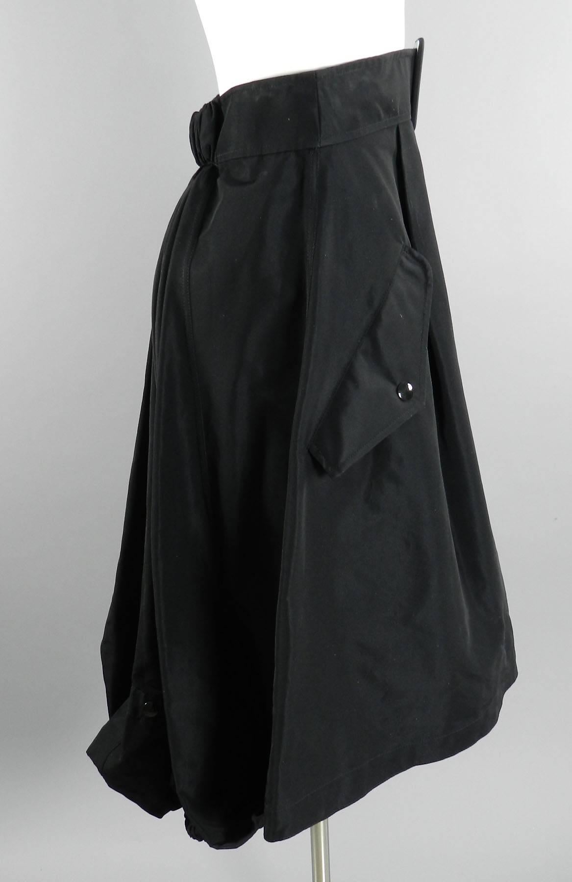 Gaultier Femme Black Skirt In Excellent Condition In Toronto, ON