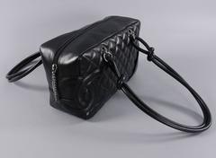 Chanel Black Quilted Cambon Bowler Bag