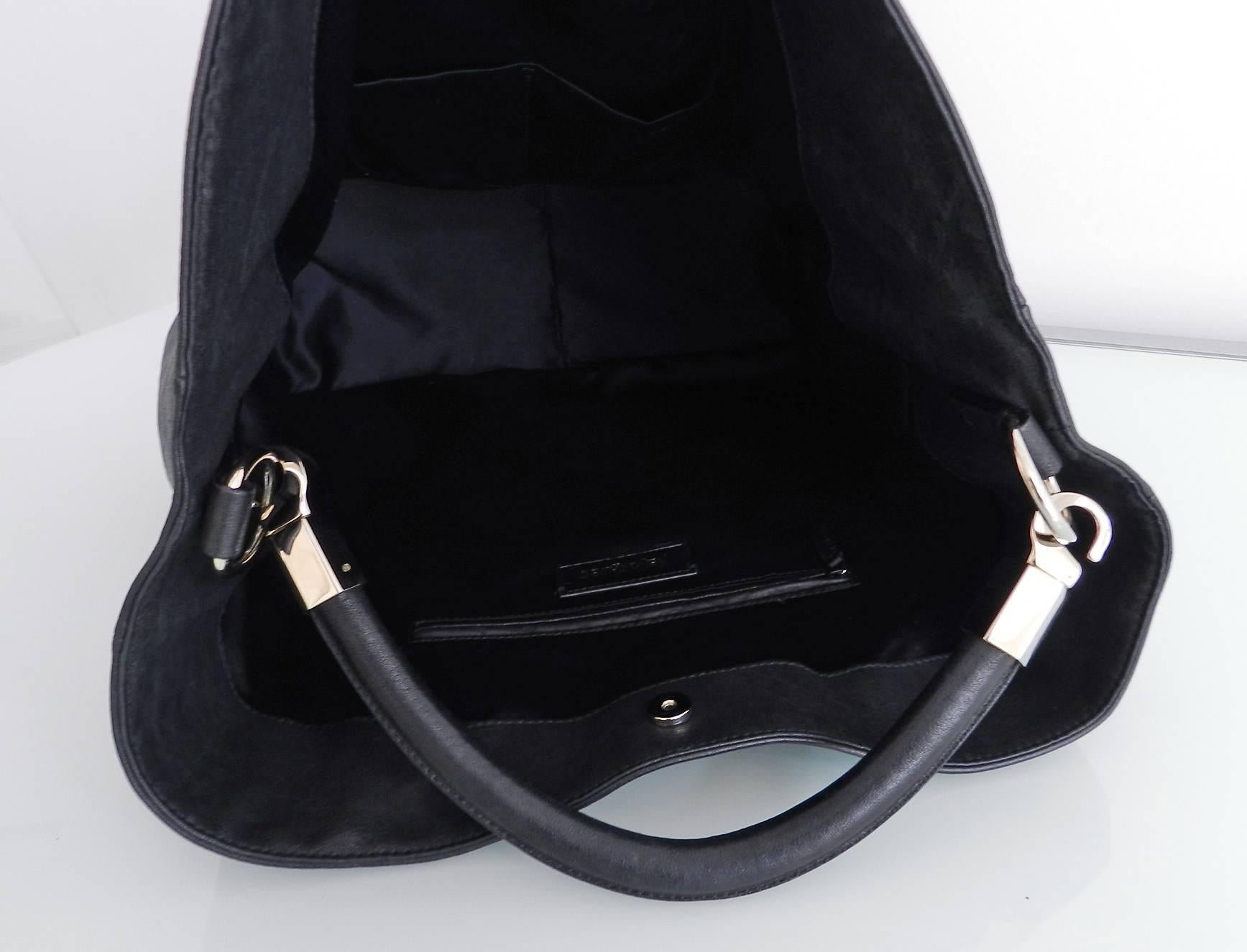 Yves Saint Laurent Black Roady Tote Bag 2