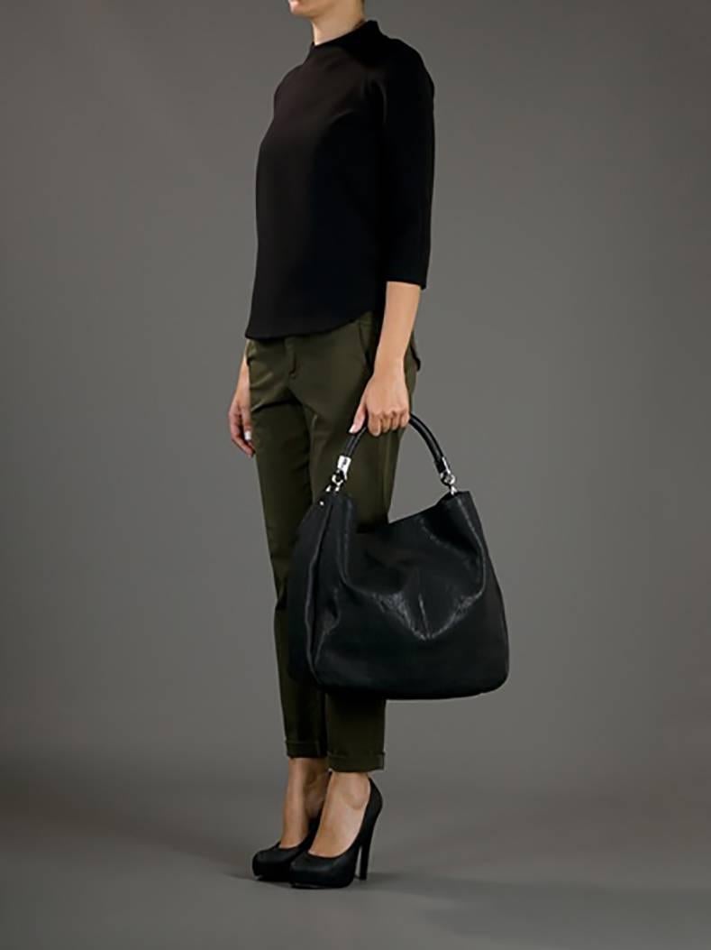 Yves Saint Laurent Black Roady Tote Bag 5