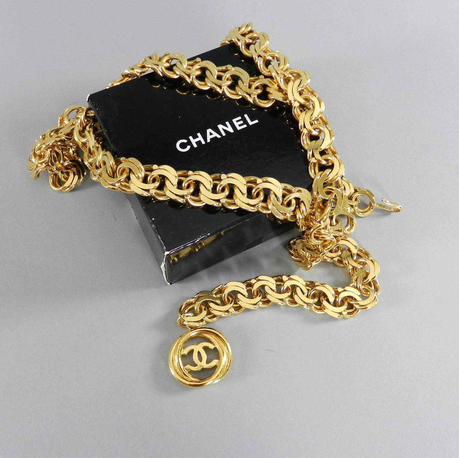 Women's Chanel Vintage Spring 1987 Gold Chain Belt