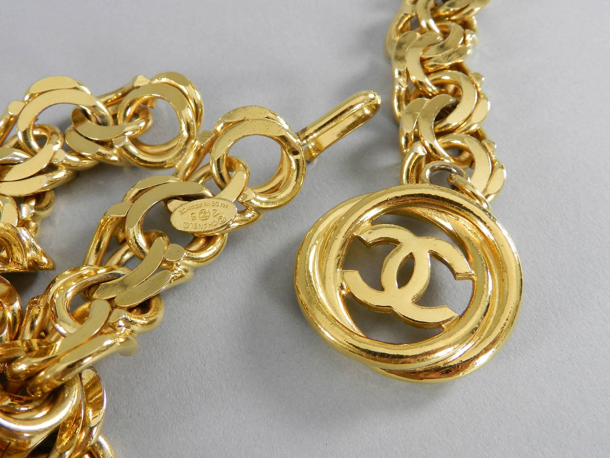 Chanel Vintage Spring 1987 Gold Chain Belt 1
