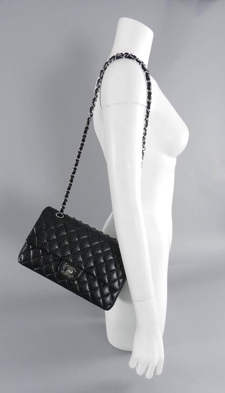 Chanel Black And Silver Handbag