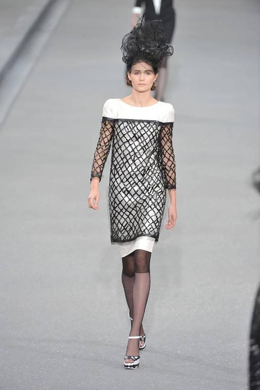 chanel mesh dress