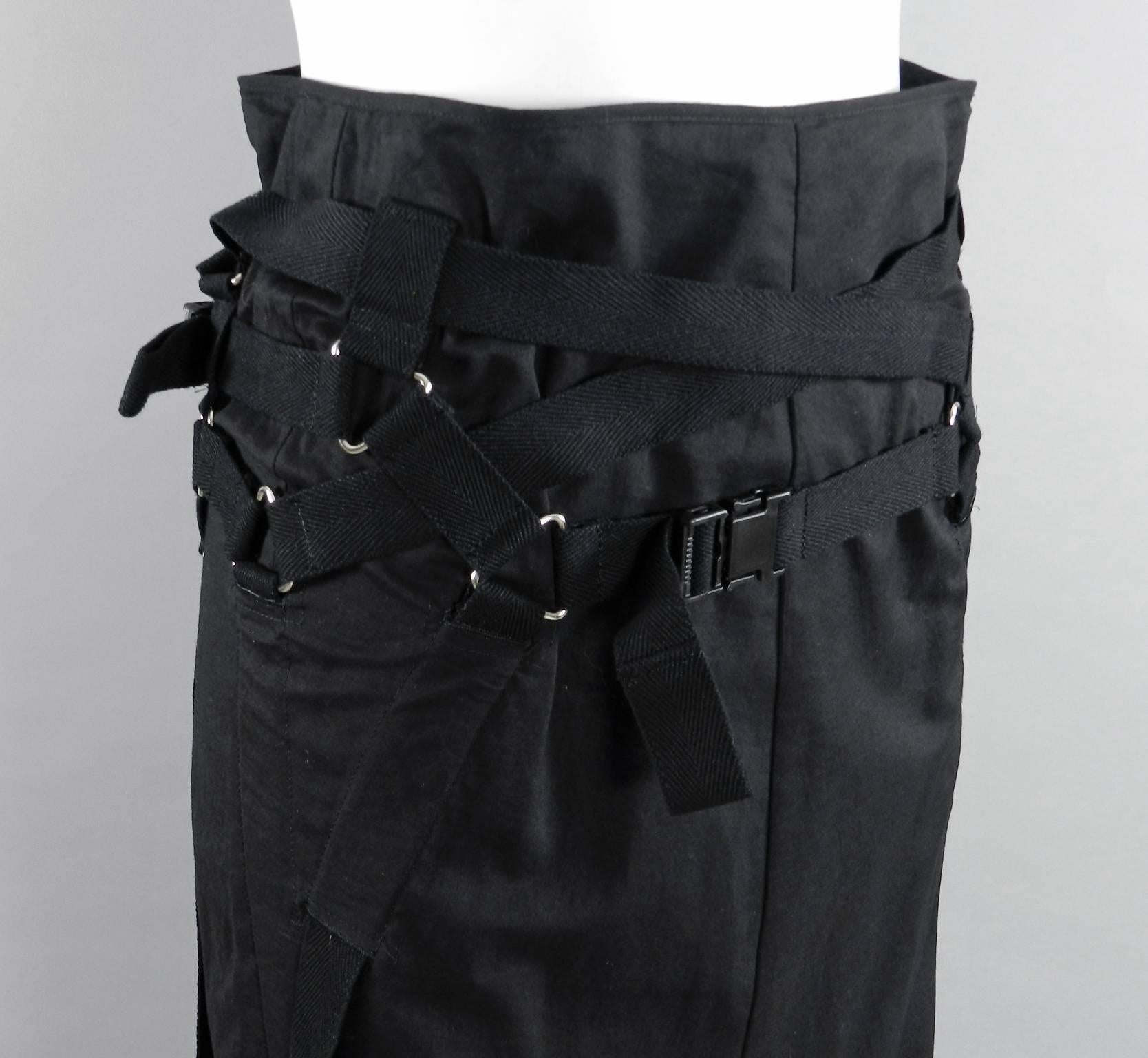 Women's Junya Watanabe Comme des Garcons 2002 Black Parachute Skirt