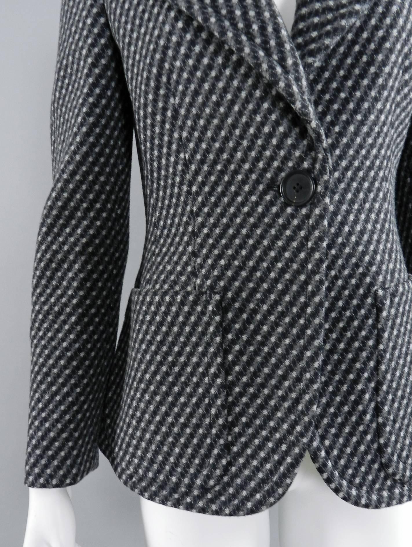 Prada Fall 2014 Grey Wool Jacket  In Excellent Condition In Toronto, ON