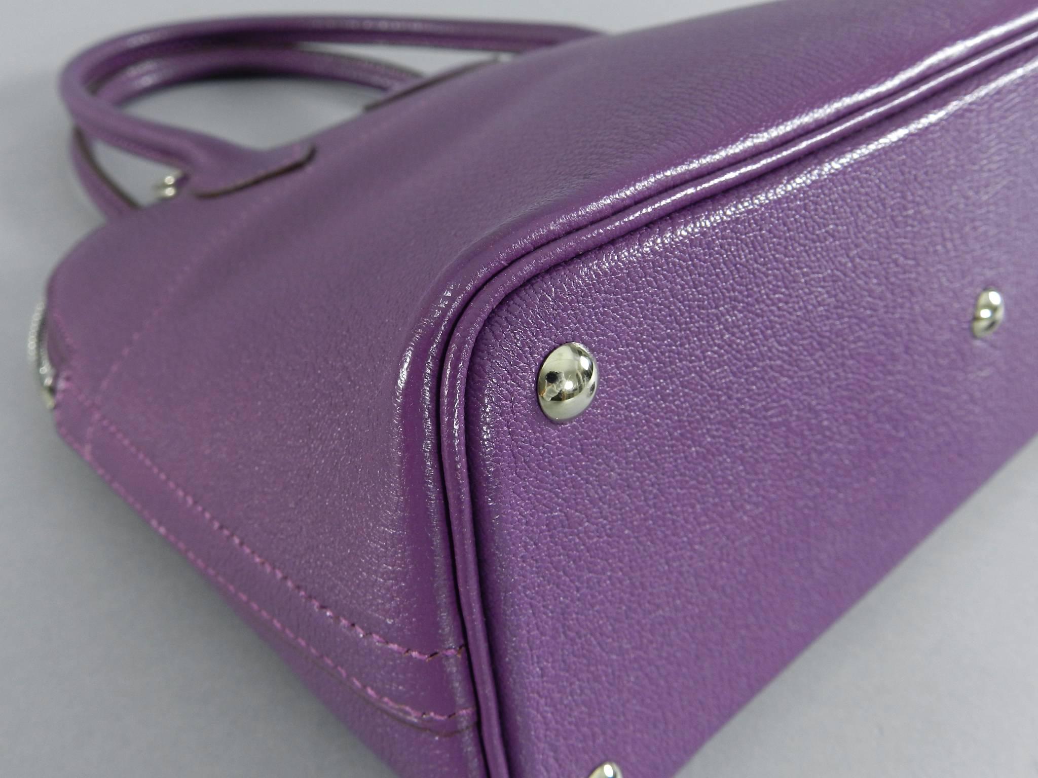 Hermes Violet Bolide 27 cm Bag 1