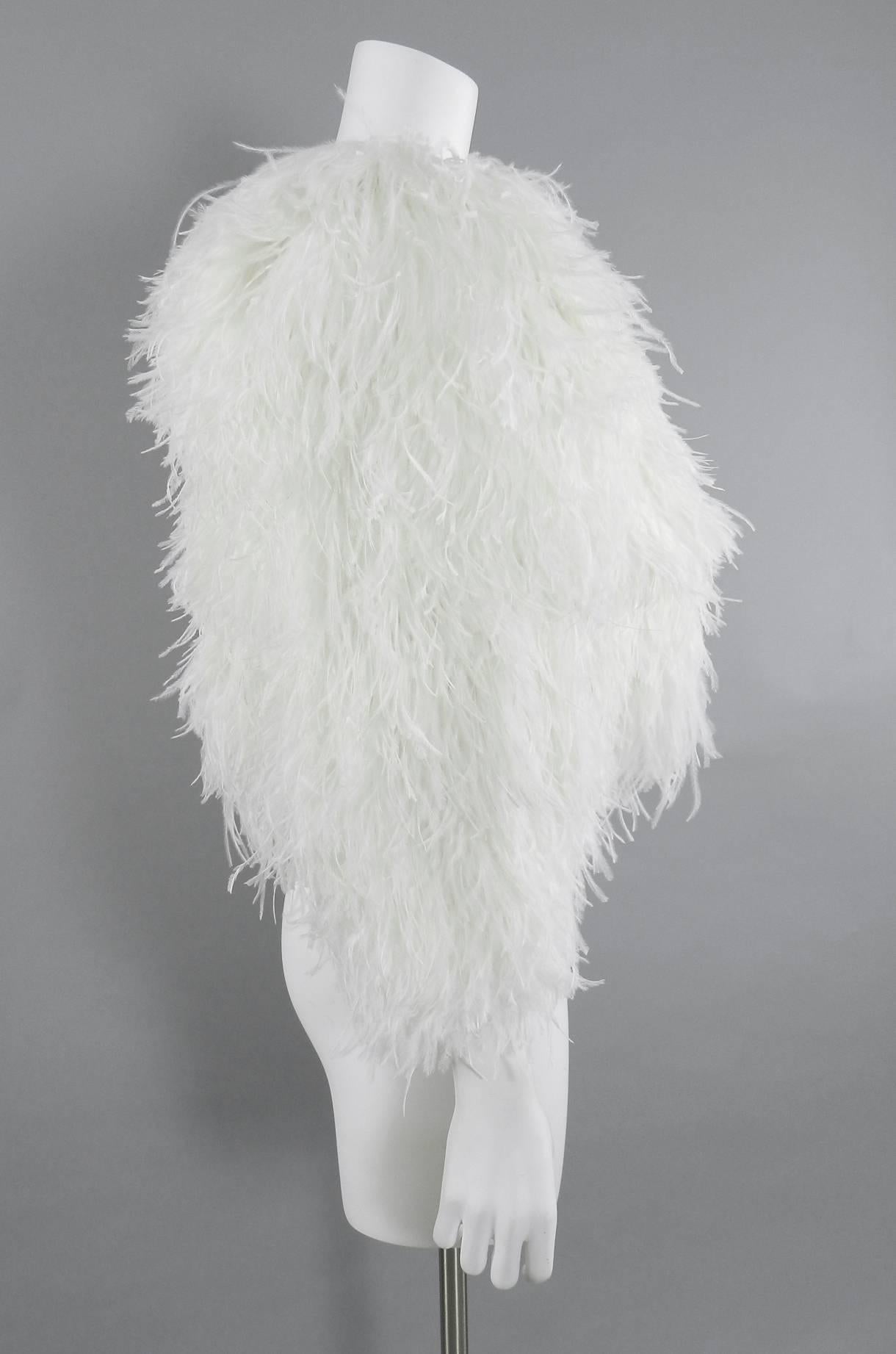 ostrich feather tube top