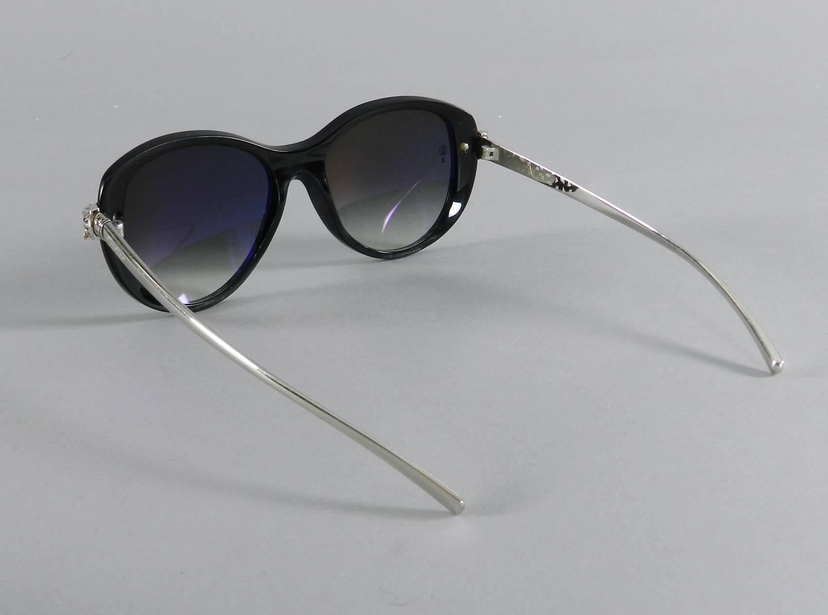 Cartier Panthere Wild Collection Black Sunglasses 2