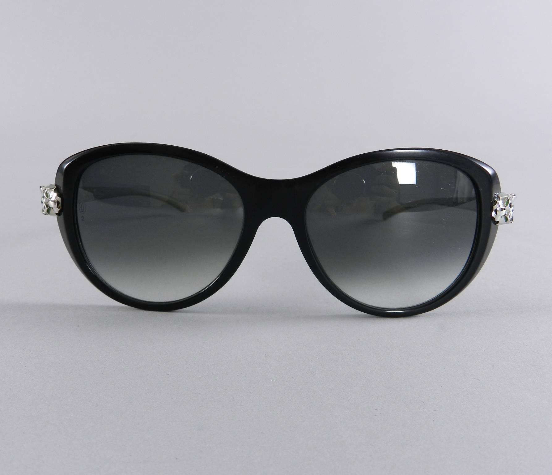 Cartier Panthere Wild Collection Black Sunglasses 3