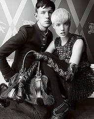 Burberry Prorsum Studded Knight Overnight Large Bag