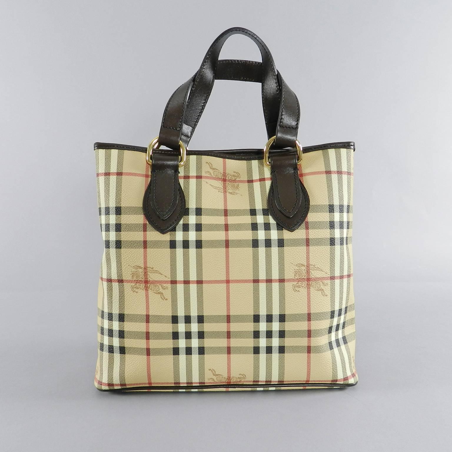 Burberry Haymarket Check Chester Tote Bag 1