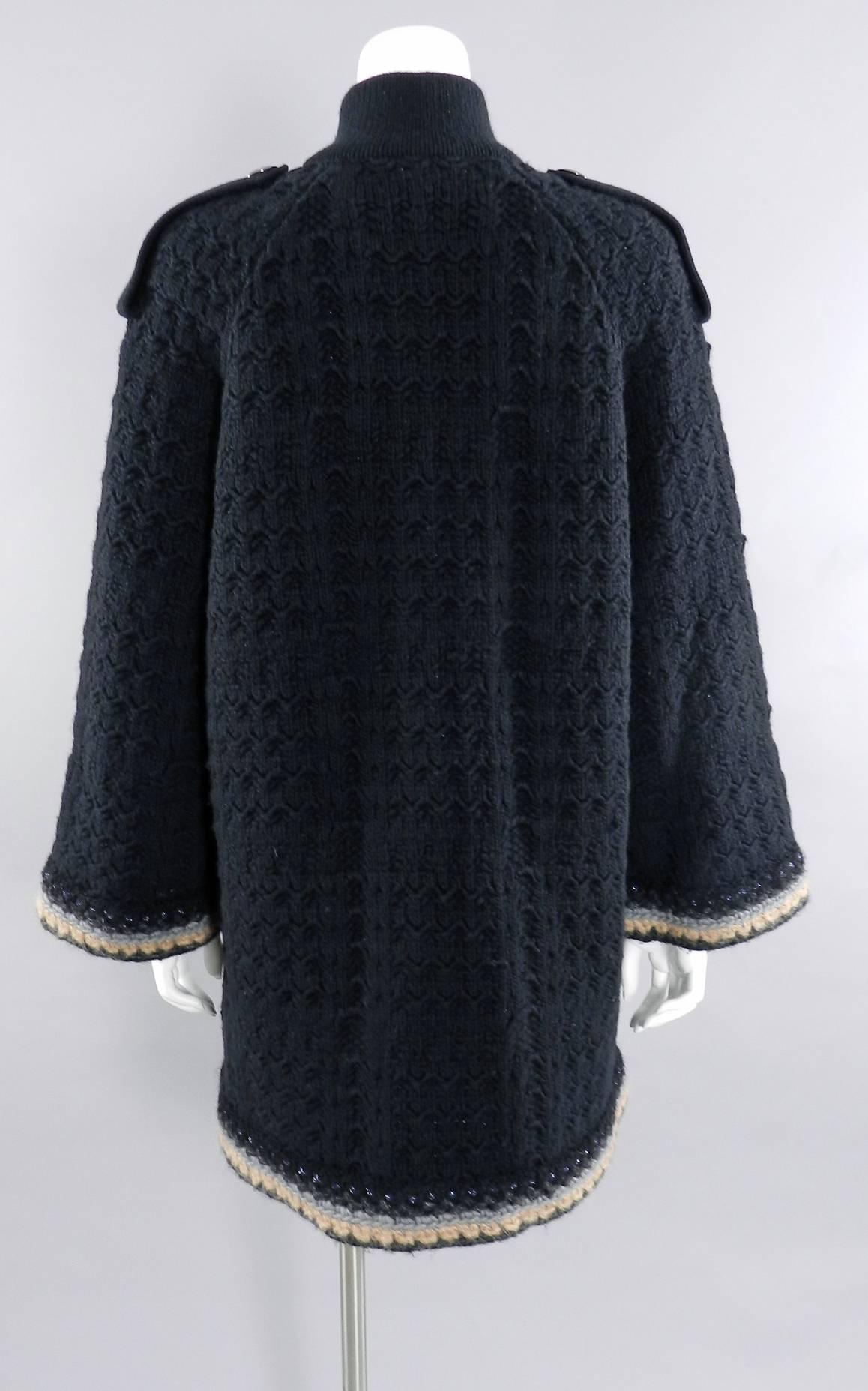 chanel sweater jacket