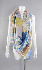 Hermes 140 cm Silk Twill Shawl Wrap - Astrologie Nouvelle