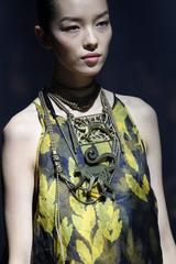 LANVIN spring 2015 Runway Sherwood Cat Necklace