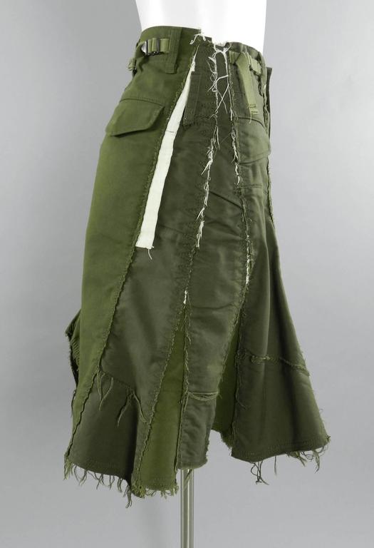 junya watanabe comme des garcons Deconstructed Army skirt at 1stDibs ...