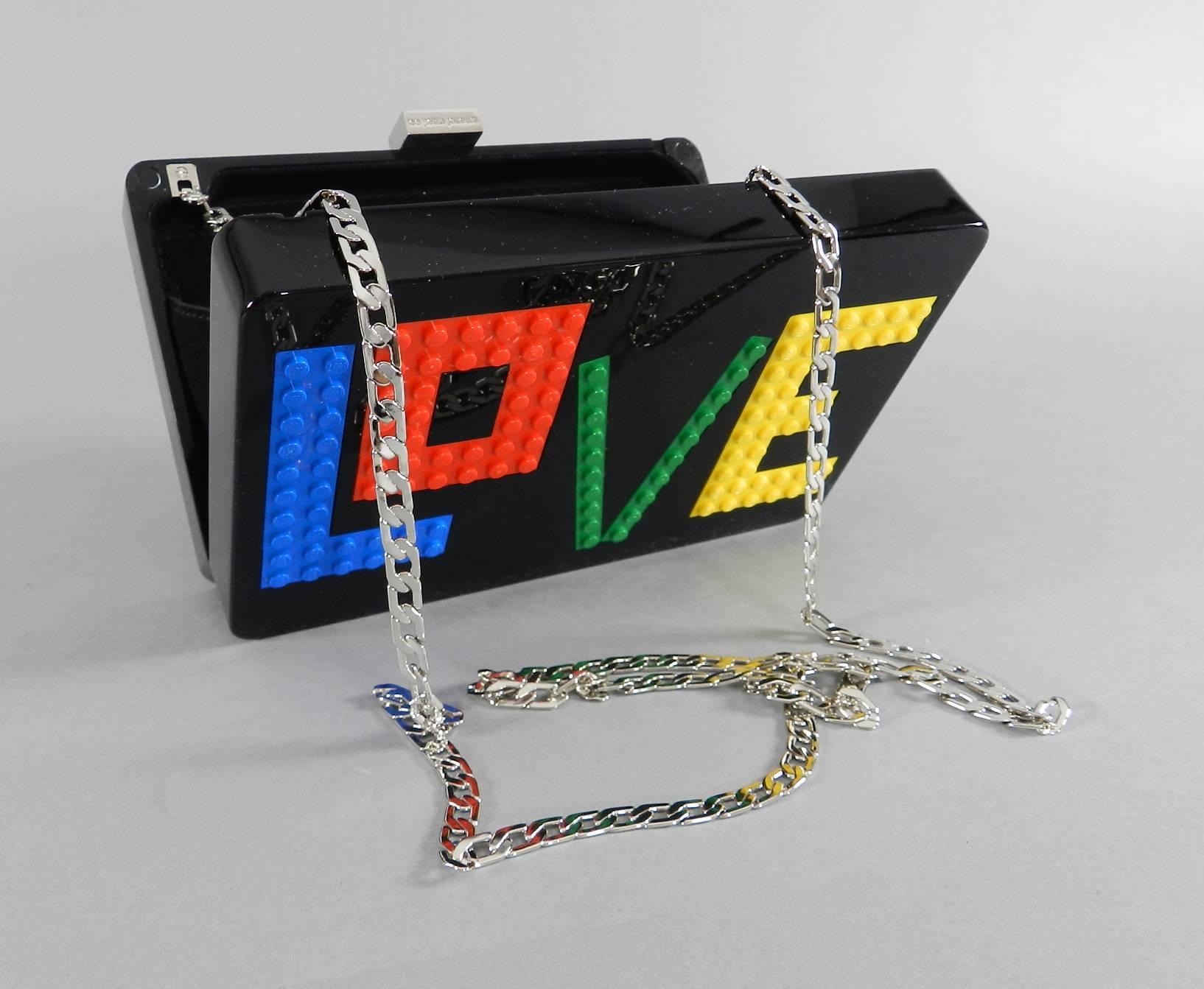 Les Petit Joueurs Andy Rainbow Love LEGO Clutch Evening Bag 2