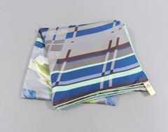 Hermes Photo Finish silk twill 90cm Scarf - Blue Race Horse