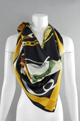 Hermes silk twill 90cm scarf - tout en Carre