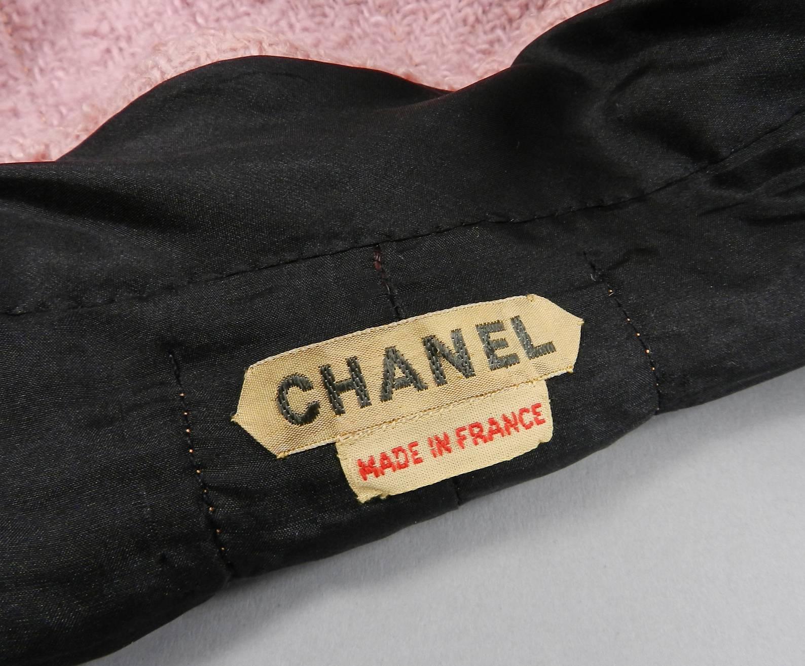 Women's Chanel 1963 Haute Couture Pink Suit - Documented