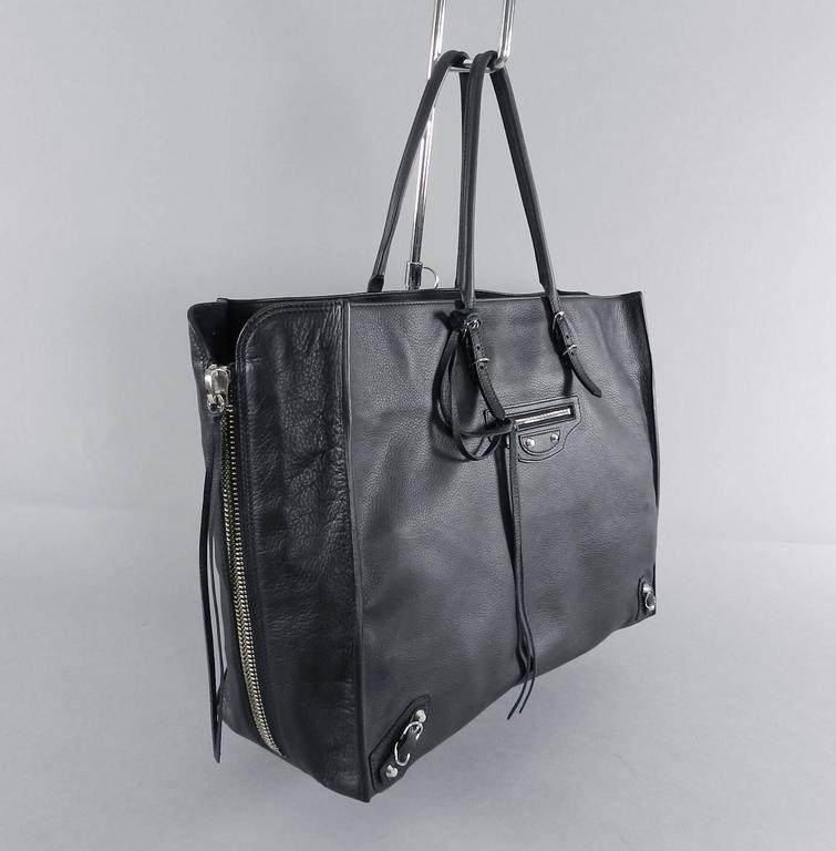 Balenciaga Papier A4 Black Zip Around Tote Bag at 1stDibs | balenciaga ...