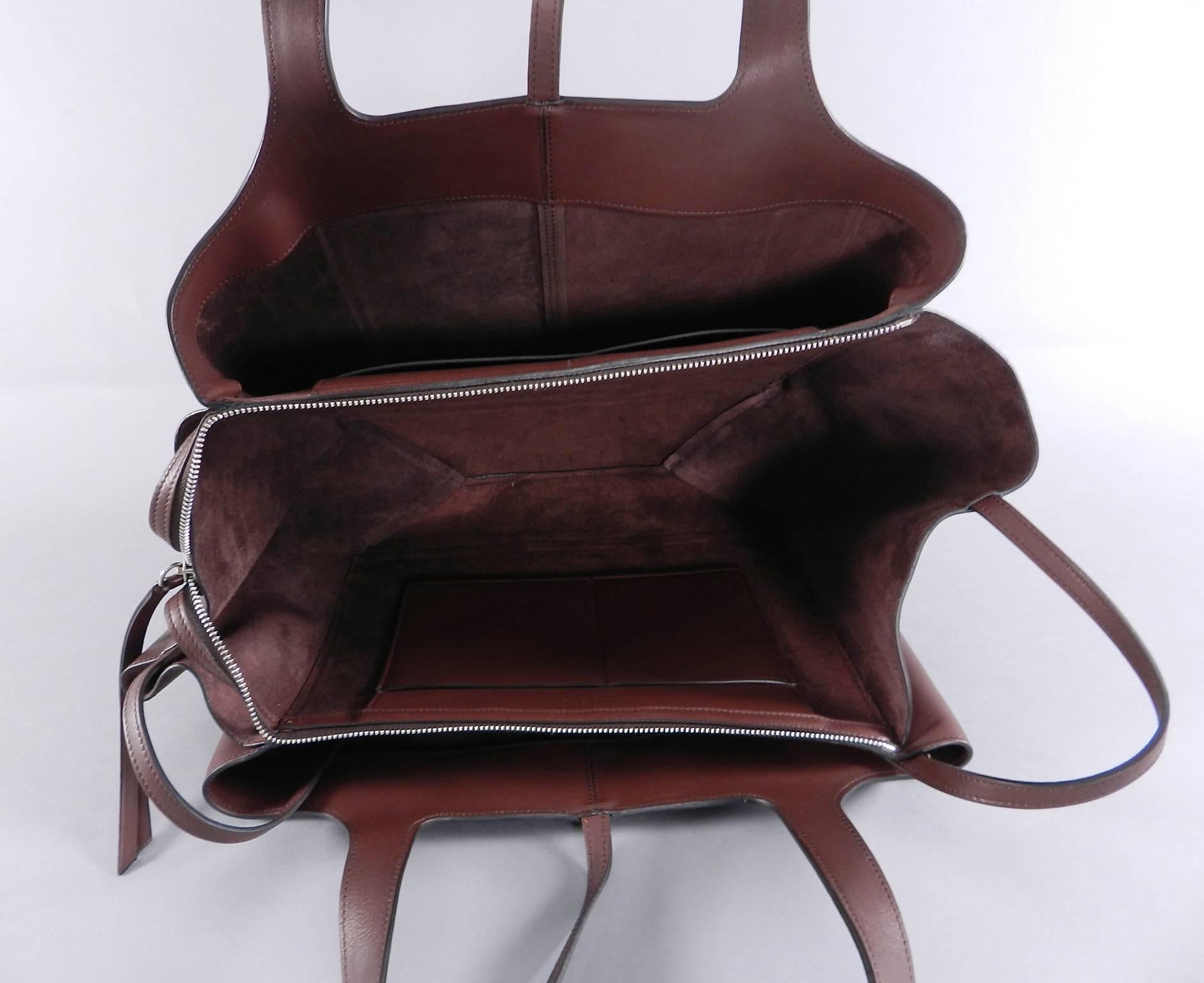 Women's Celine Burgundy Trifold Bag 2016 collection
