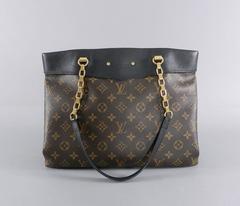Louis Vuitton Pallas Shopper Bag - Monogram canvas and black