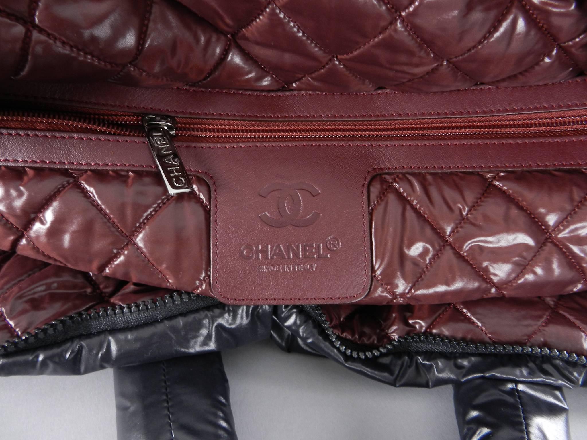 Chanel Cocoon Nylon Quilted Oversized Travel Weekend Bag In Excellent Condition In Toronto, ON