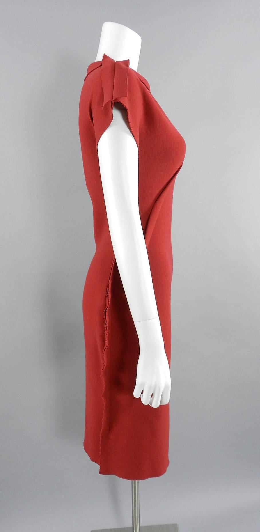 lanvin red dress