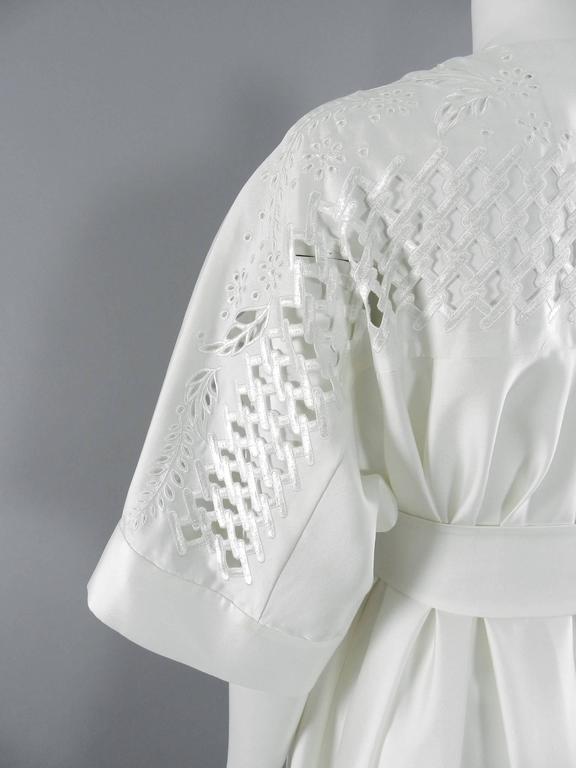 Temperley London Runway White Broderie Anglaise Dress / Coat at 1stDibs |  alice temperley broderie anglaise dress, alice temperley broderie dress