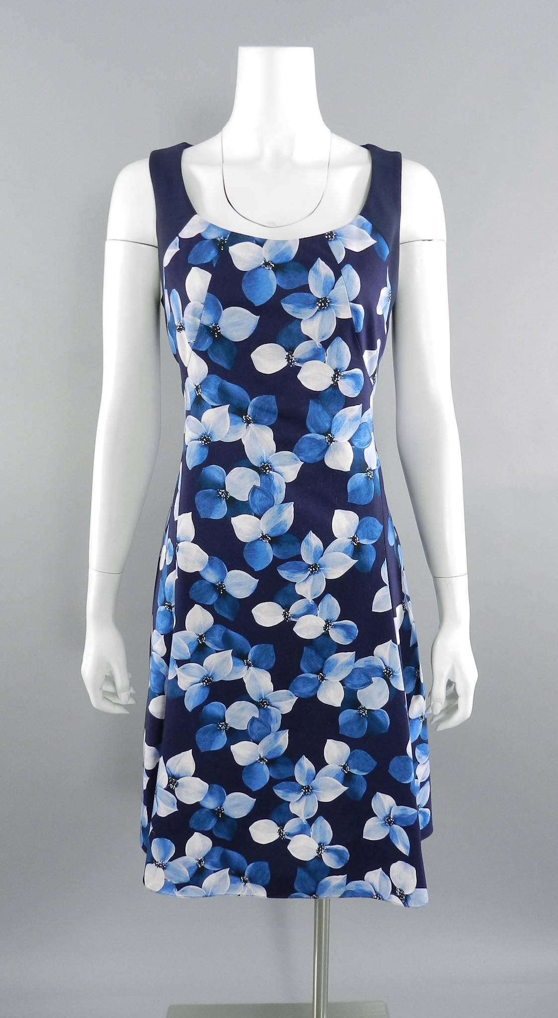 Jason Wu Blue Floral Cotton Dress 5