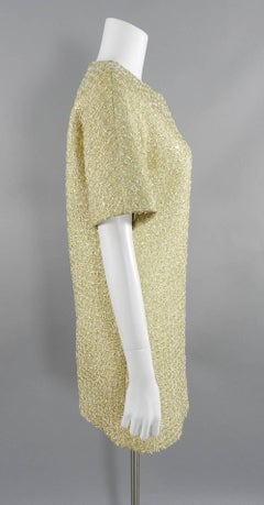 Giambattista Valli Gold metallic brocade dinner coat