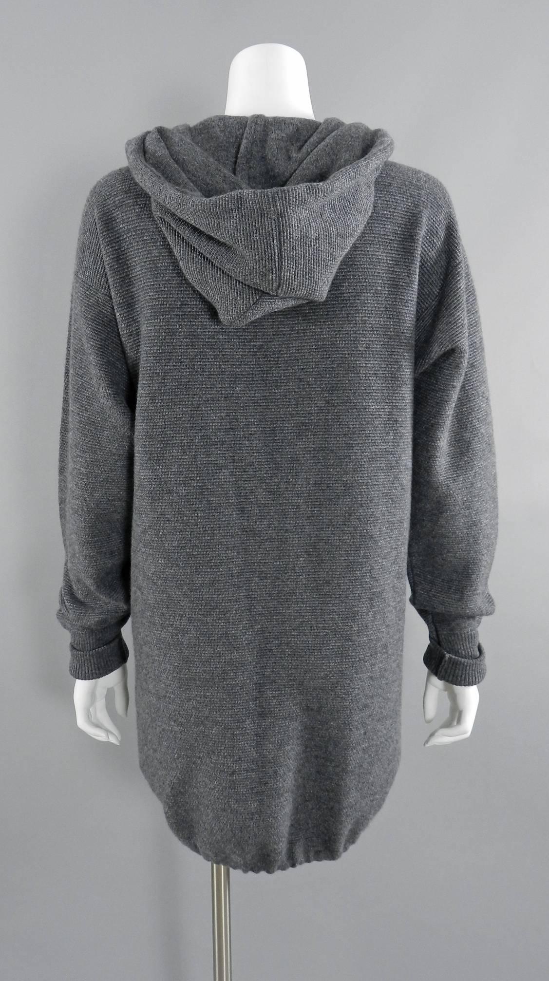 chanel grey sweatshirt