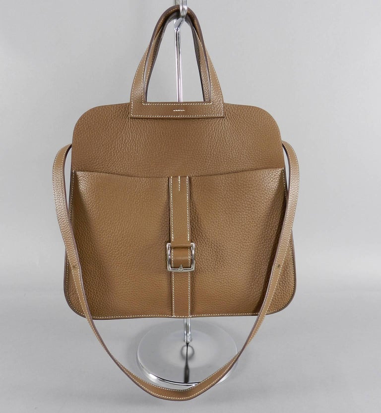 Hermes Halzan Bag - 31 cm Taurillon Clemence Alezan 2014 at 1stDibs ...