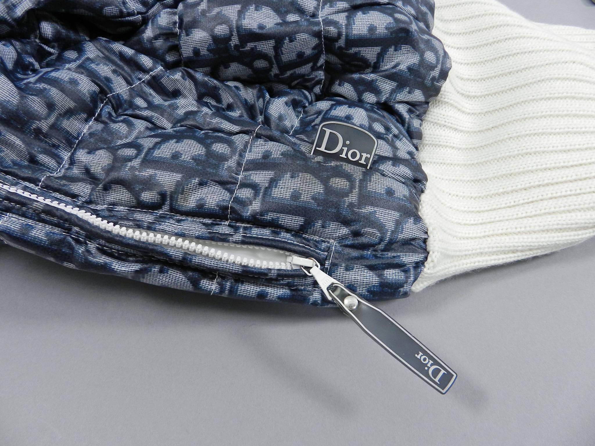 dior monogram puffer jacket