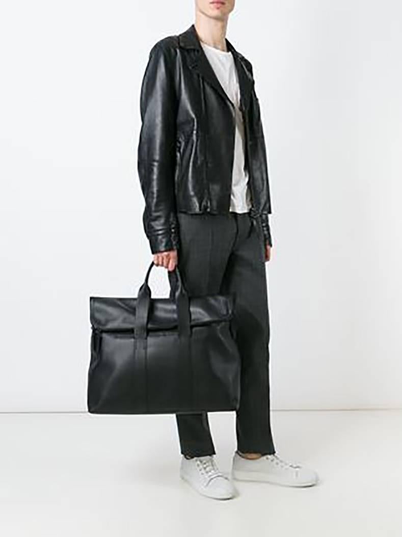Philip Lim 3.1 Large 31 Hours Bag.  Black leather with black zipper detail.  Excellent clean condition - carried only a few times. Includes care cards.  Measures about 18.5
