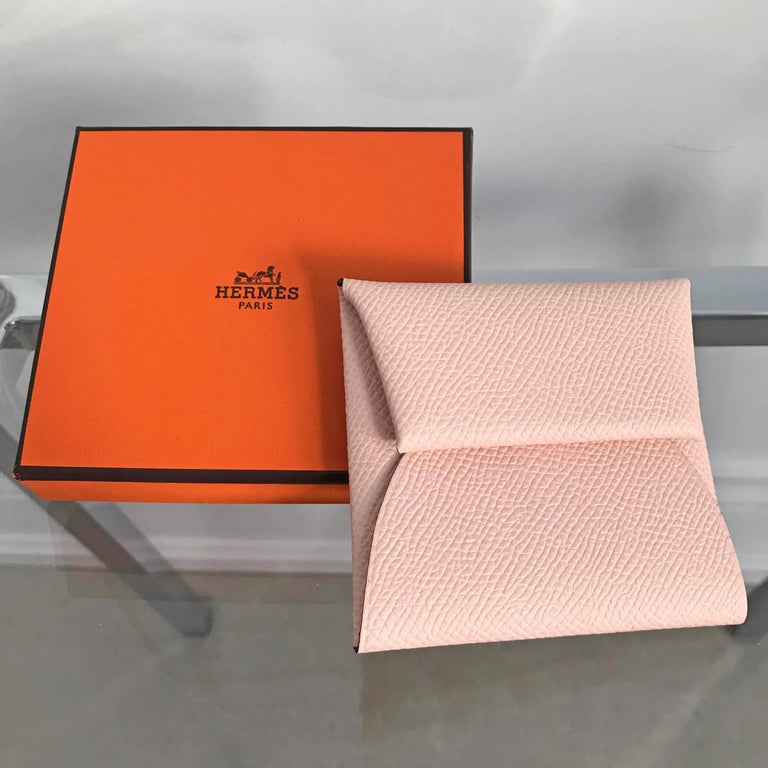 Hermes Bastia Coin Holder Purse Epsom Rose Eglantine at 1stDibs hermes rose eglantine, hermes