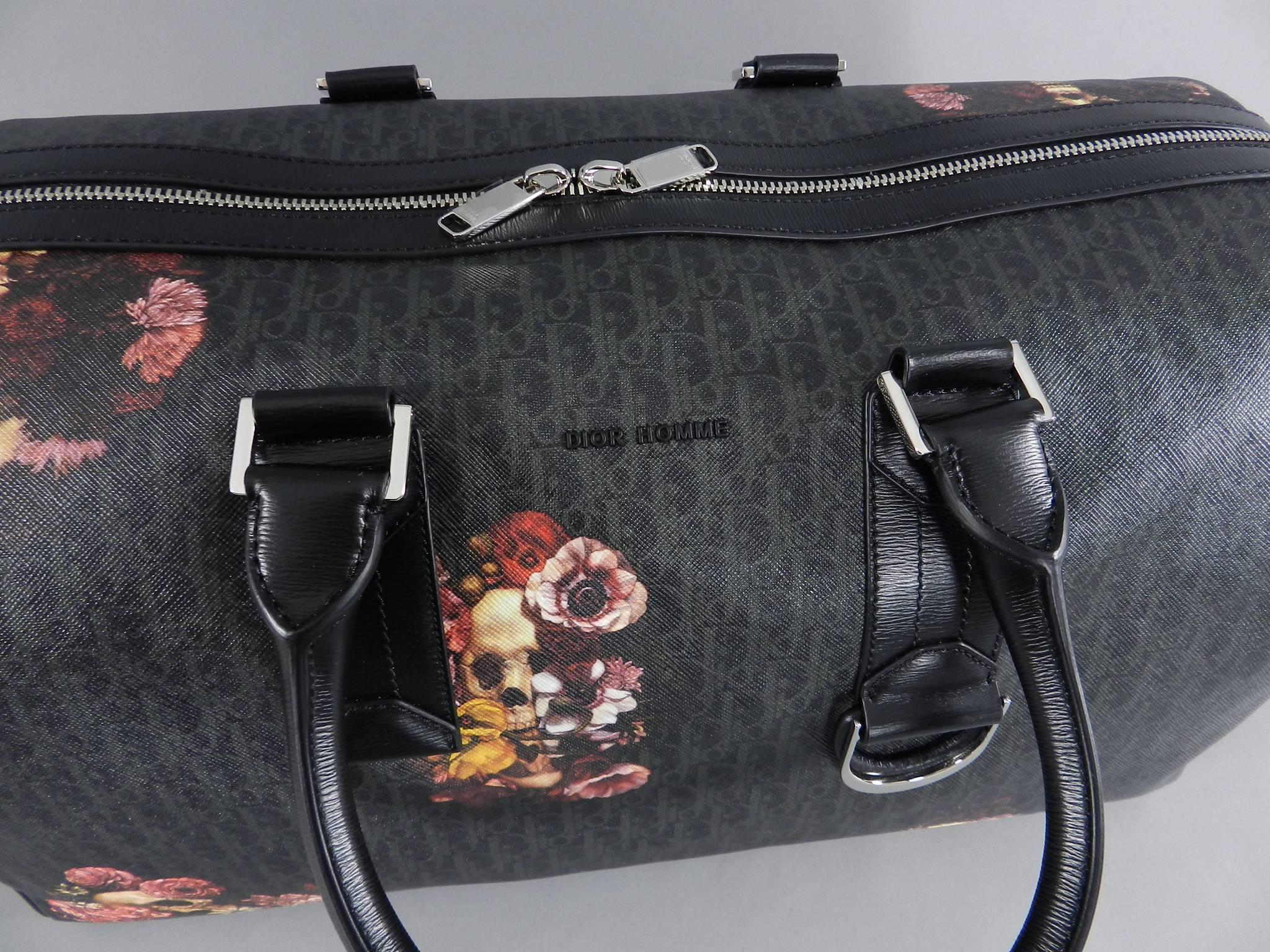Dior Homme x Toru Kamei SS 2017 Monogram Duffle Travel Bag In New Condition In Toronto, ON