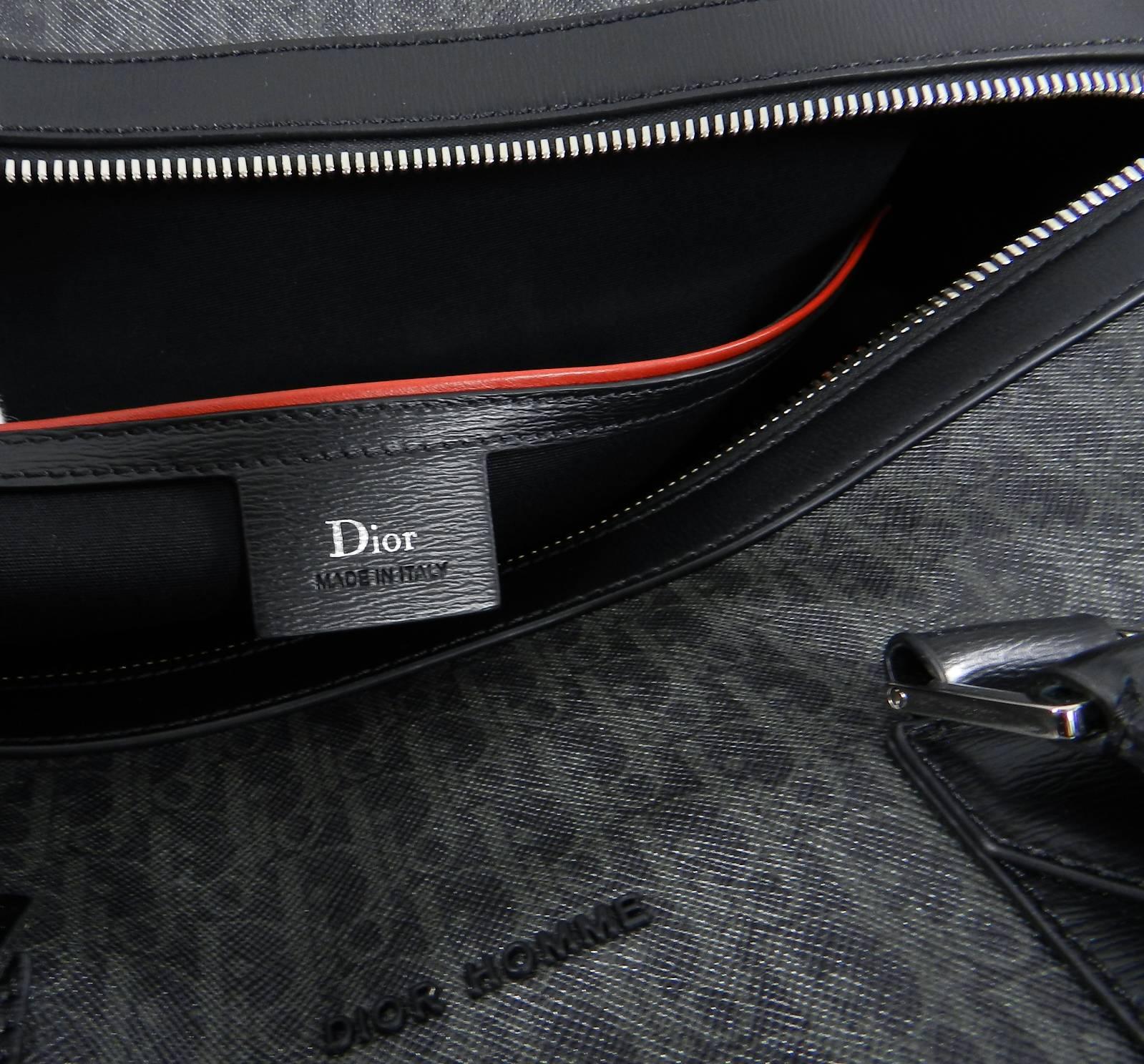 Dior Homme x Toru Kamei SS 2017 Monogram Duffle Travel Bag 1