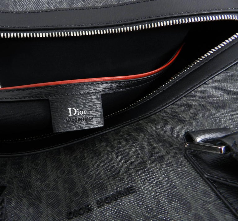 Cloth travel bag Dior Homme Navy in Cloth - 33021708