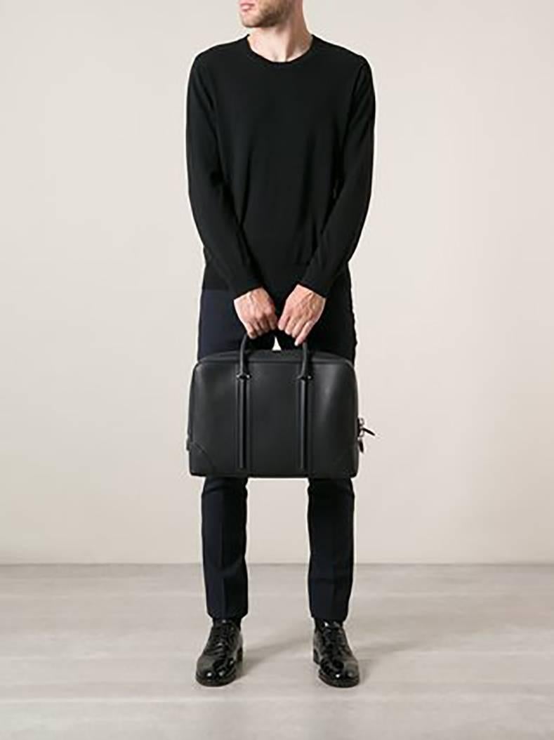 Givenchy Lucrezia Textured Calf Black Briefcase / Computer Bag 3