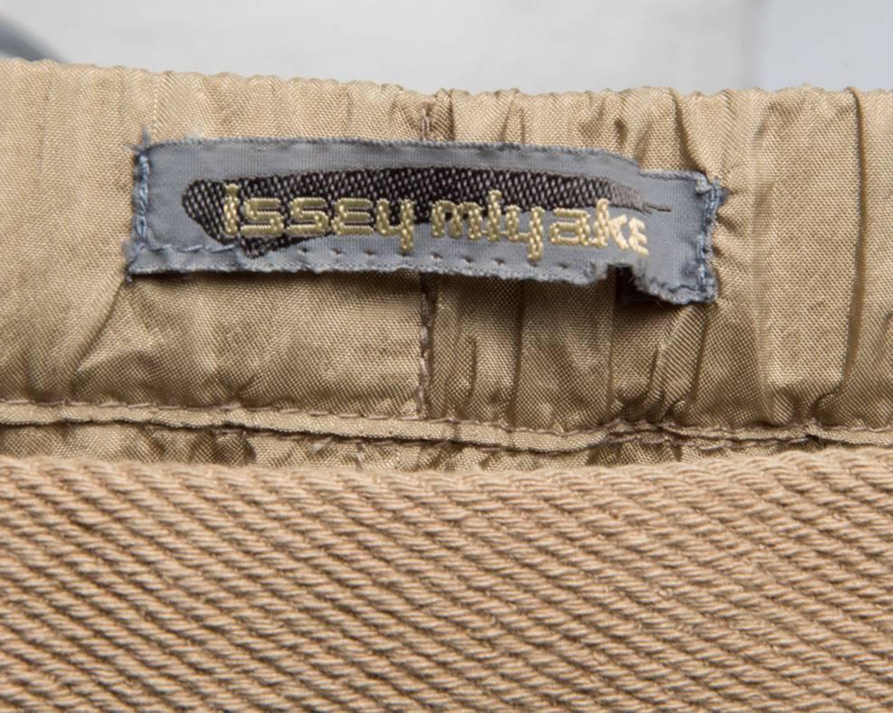 Issey Miyake Vintage 1980’s Cotton/ Nylon Tan Skirt Suit  2