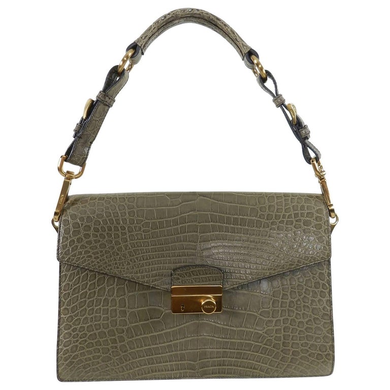 Prada Taupe Sound Bag with Matte Gold Hardware at 1stDibs prada sound bag