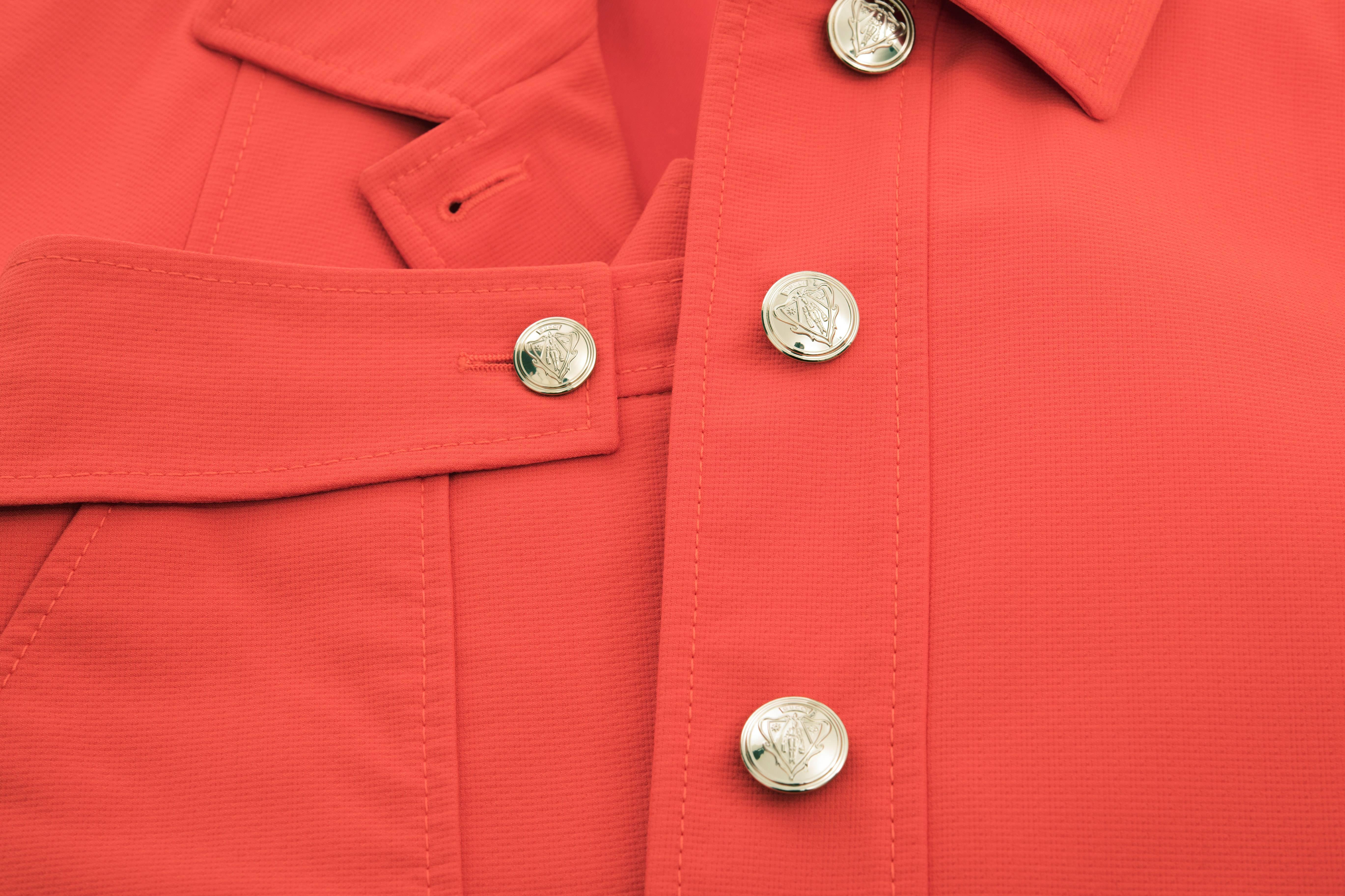 Gucci 1960 Style Skirt Suit with Gold Shield Buttons 7