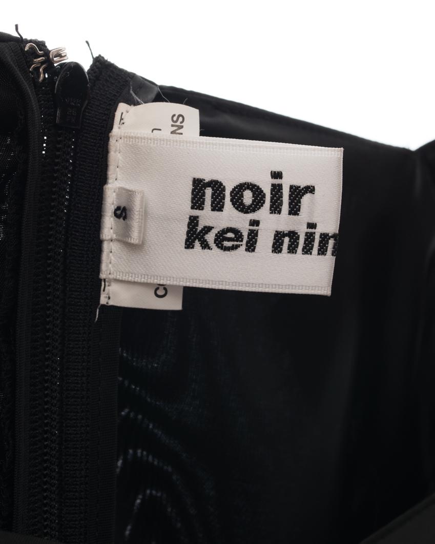 Noir Kei Ninomiya Comme Des Garcons Black Ruffle Dress - S 3