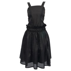 Noir Kei Ninomiya Comme Des Garcons Black Ruffle Dress - S