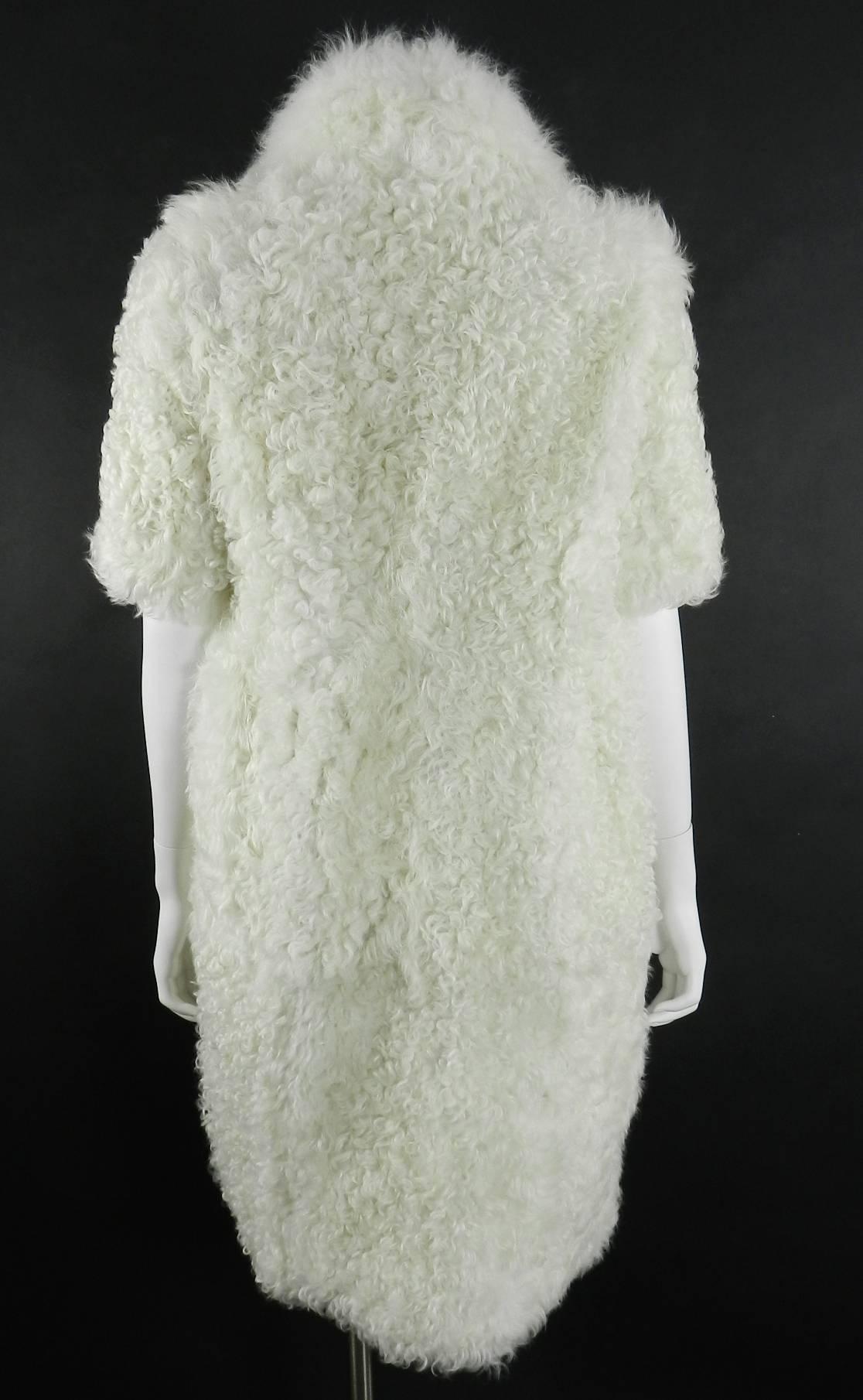 Erdem Jeweled Shearling Runway Coat 2